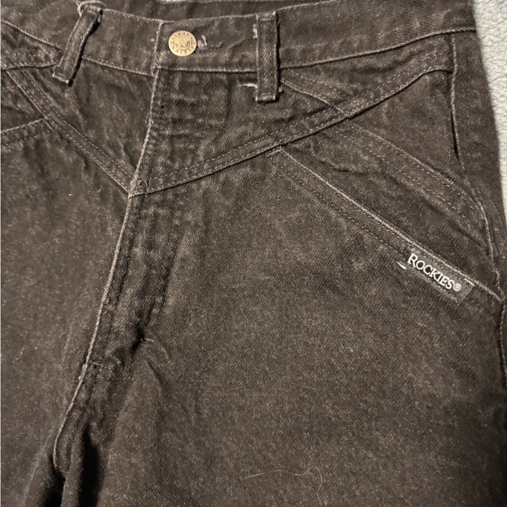 Rockies Vintage 90s Black Jeans Rocky Mountain Clothing 30 11